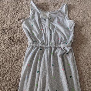 ON Heart Print Pj Romper (XL - 14/16)